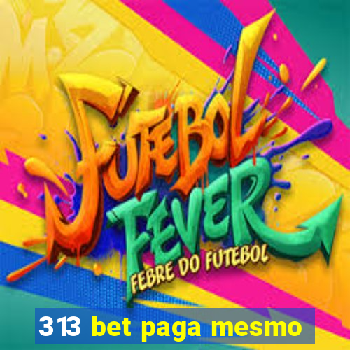 313 bet paga mesmo